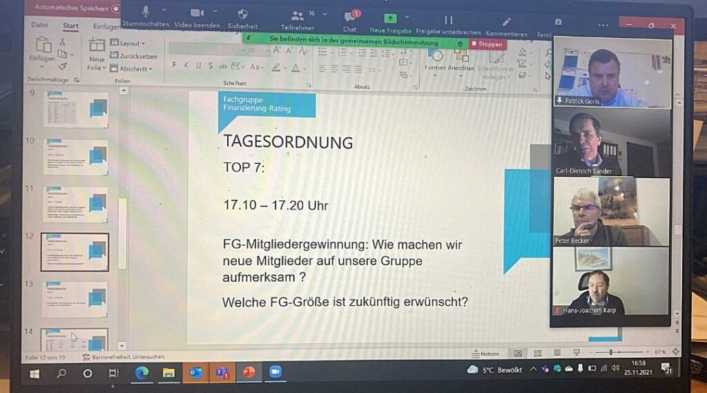 Präsentation Fachgruppe Finanzierung Rating